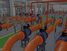 北京燃气高压储备站工程三维数字化平台